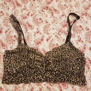 VS Pink Leopard Bralette